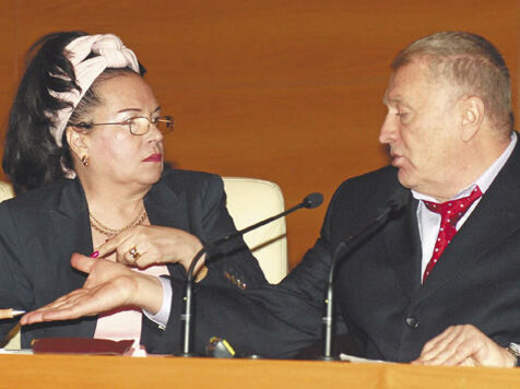 МК (с женой Галиной Лебедевой)