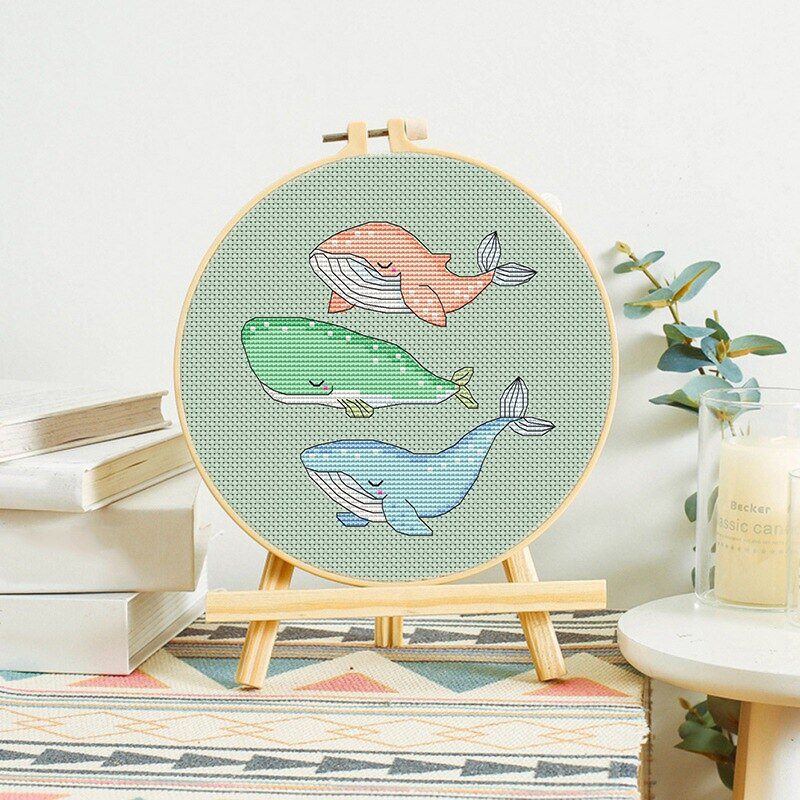 Бесплатная схема вышивки Три кита