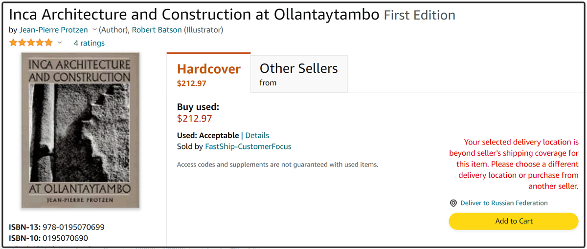 Protzen J-P. "Inca Architecture and Construction at Ollantaytambo" 1993