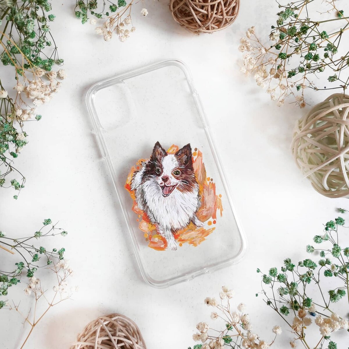 Ручная роспись чехла на Iphone 11