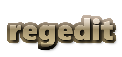 команда regedit