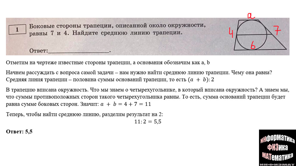 Вариант профильного егэ 2023