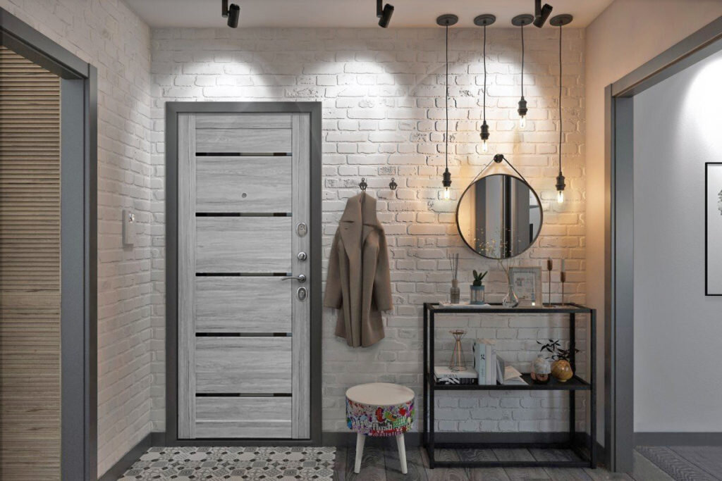 Прихожая в скандинавском стиле - просторно, функционально и уютно