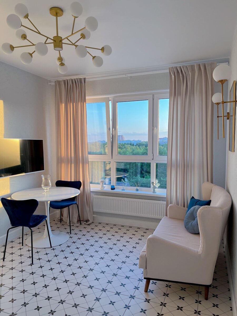 готовый ремонт квартиры в ЖК Серебро Пушкино