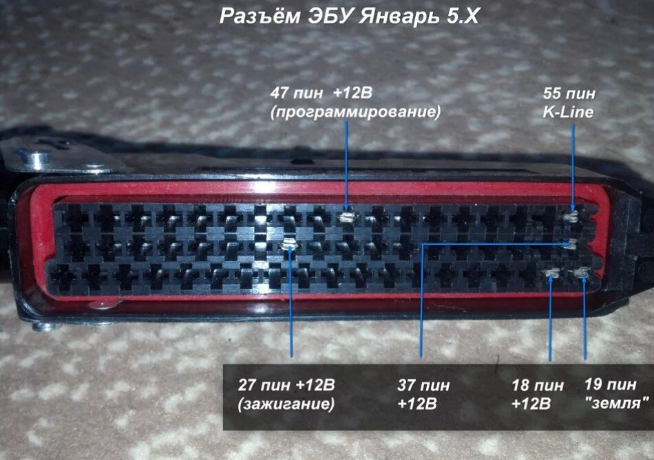 схема к линии ваз 2110