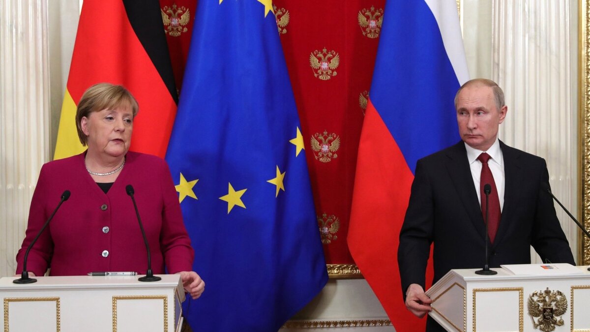 Меркель и Путин