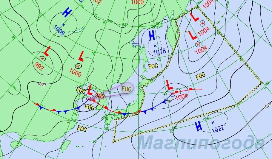 Маглипогода приморский край. Полярный фронт. Где находится Полярный фронт.