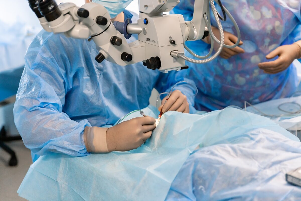 Операция по катаракте длится 15-20 минут