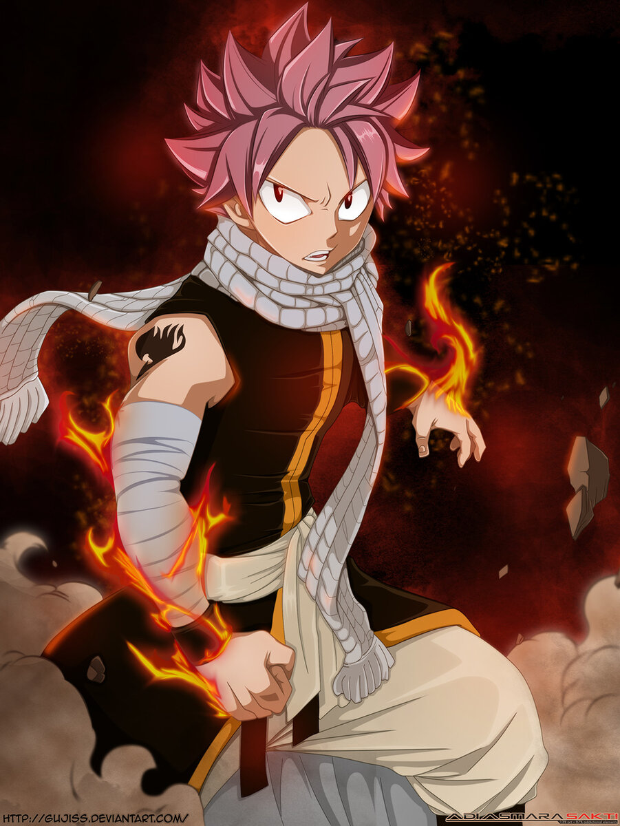 Шарф Нацу / Natsu. Fairy Tail / Фейри Тейл.