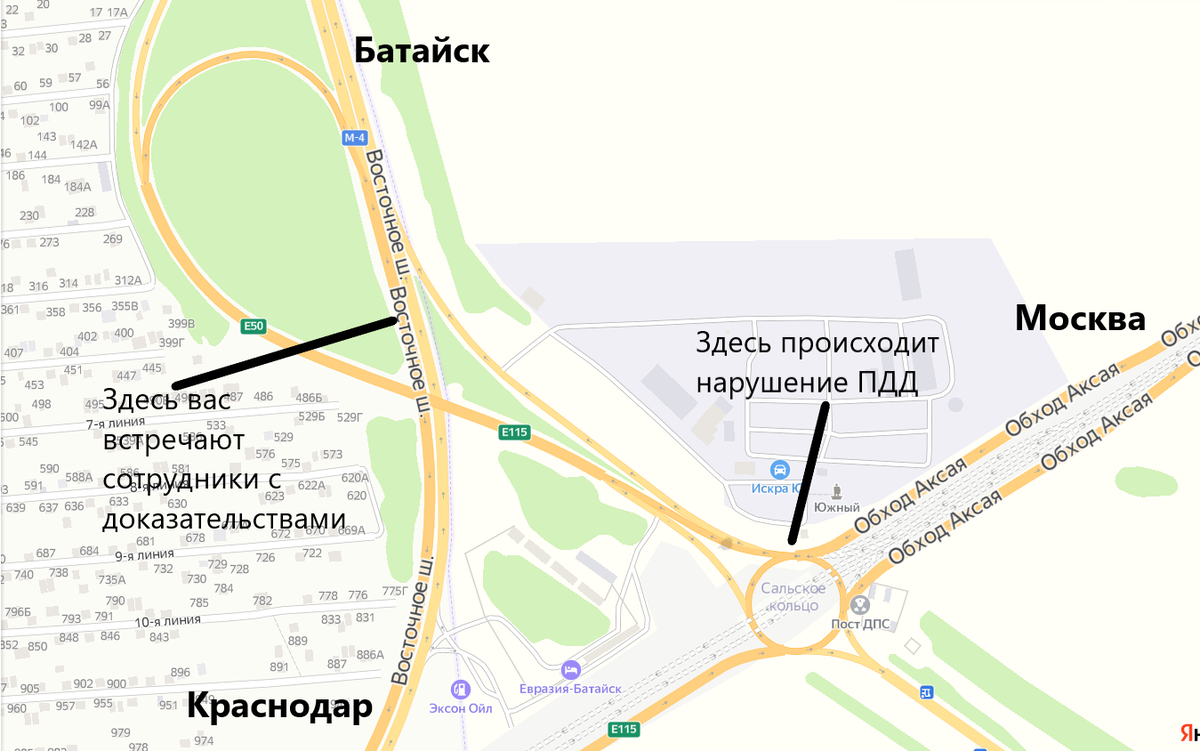 Первомайское кольцо батайск карта