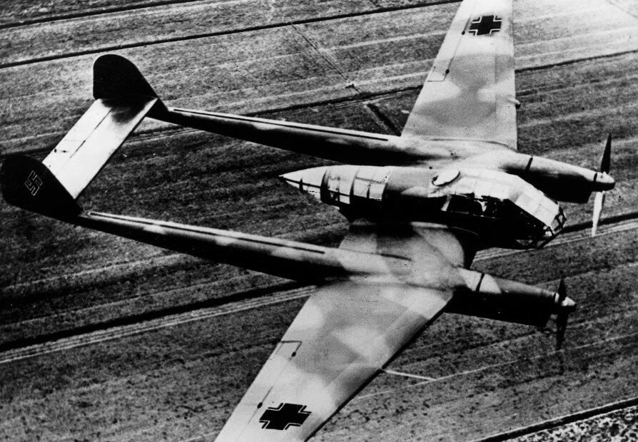 Самолет-разведчик Люфтваффе - Focke Wulf Fw 189, "Рама". Фото: myouth.it