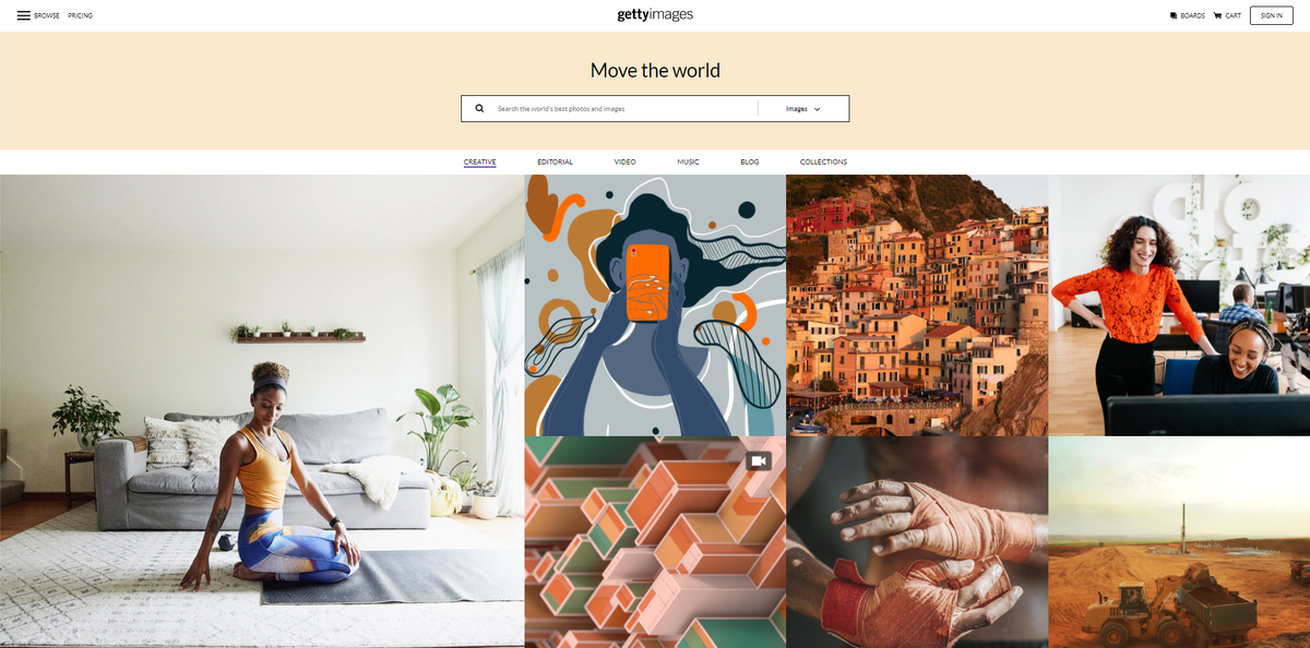 Посетите Getty Images, чтобы найти эксклюзивные работы 