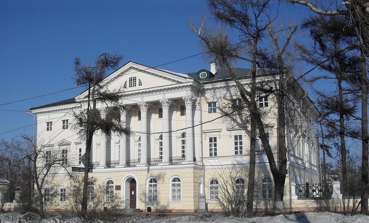 Белый дом в Иркутске - оплот Красной Гвардии в декабре 1917 года