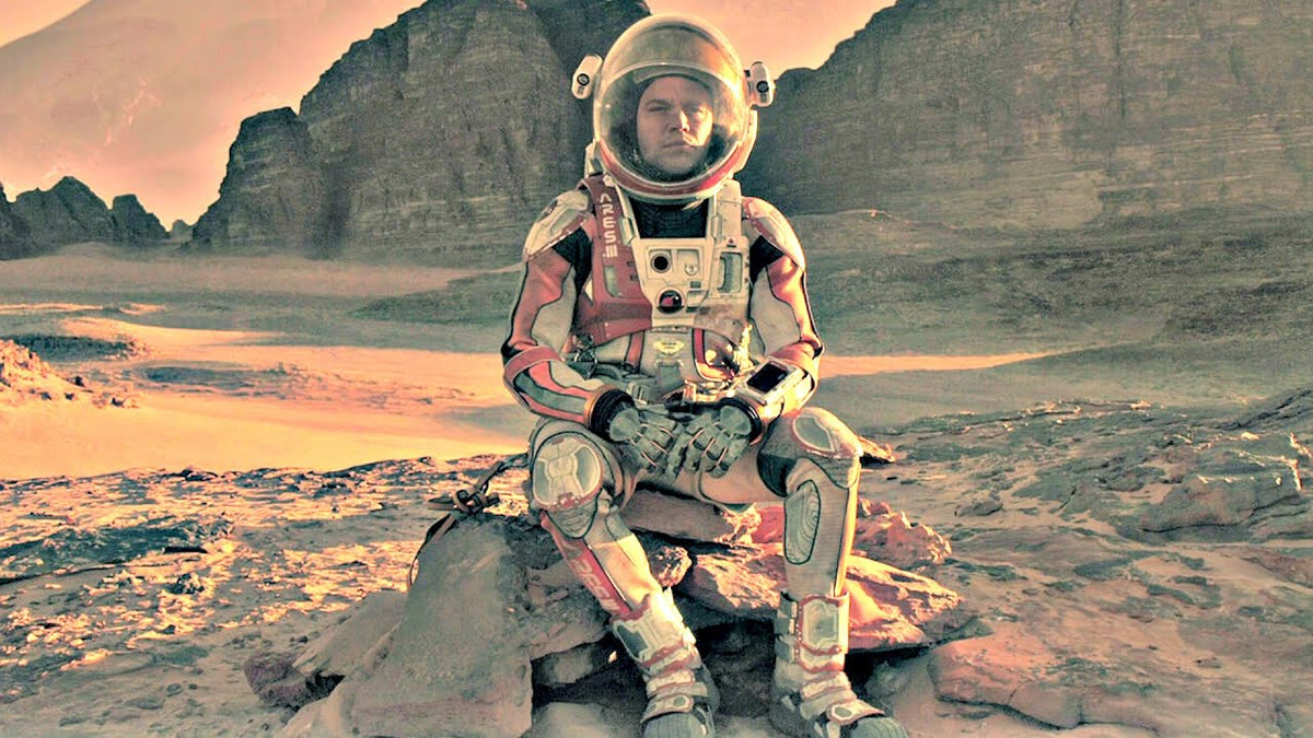 Кадр из фильма Марсианин