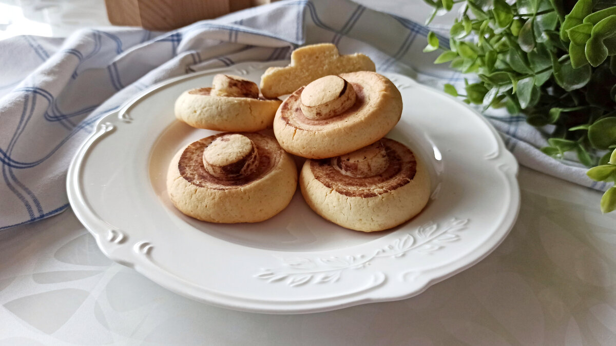 Печенье шампиньоны