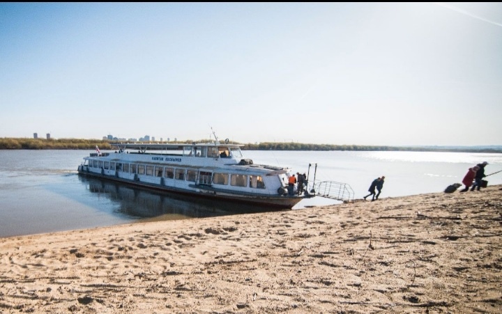 Причал на Большом Уссурийском острове 