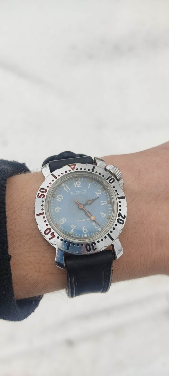 Мои вторые часы Восток Командирские Юношеские. 