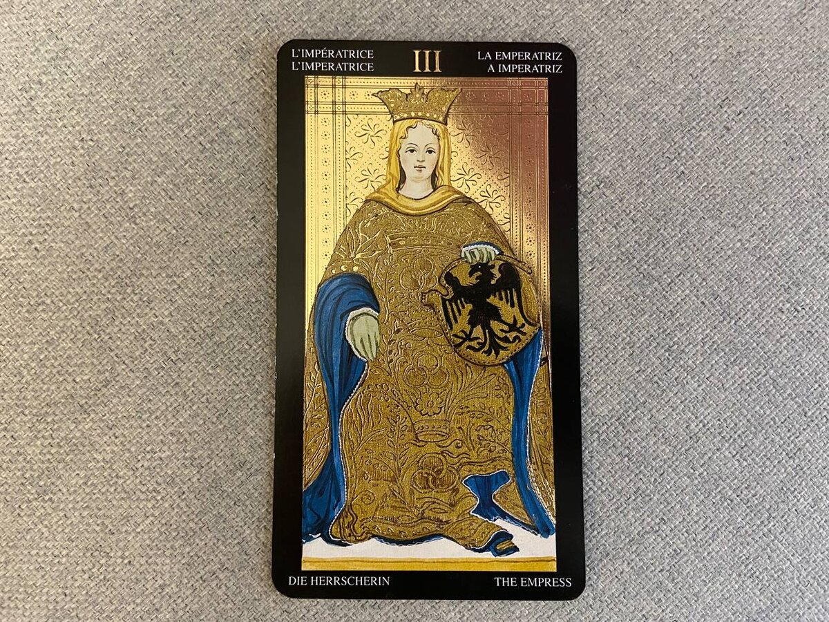 Аркан Императрица из Таро Висконти Сфорца