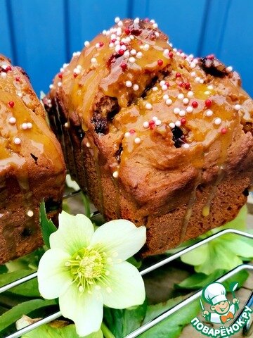     Кекс на яблочном пюре с корицей