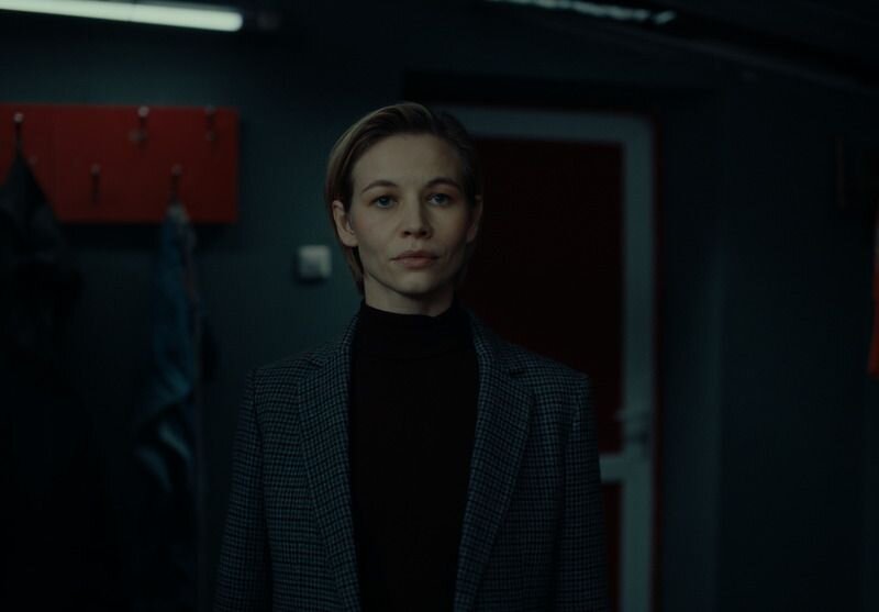 Кадр со съемок сериала «Домашнее поле»