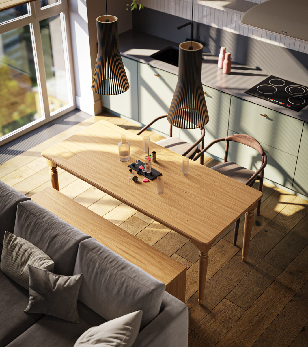 проект квартиры 70 м2. DSGN HUB 