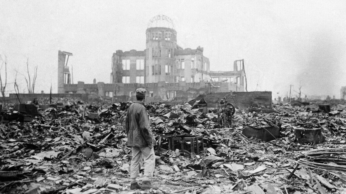 Hiroshima after the nuclear explosion