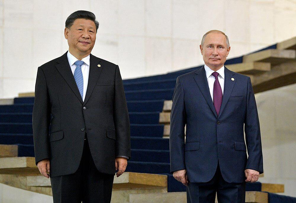 Путин и президент китая