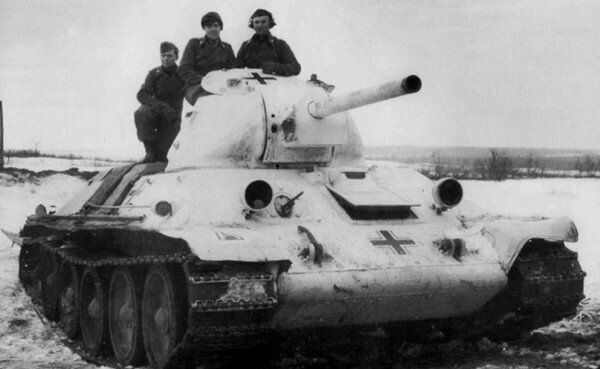 Немцы на нашем танке