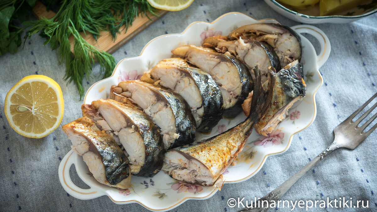 Вызывающе вкусная – скумбрия запеченная в духовке. Пошаговый рецепт с фото.  | Кулинарные практики | Дзен