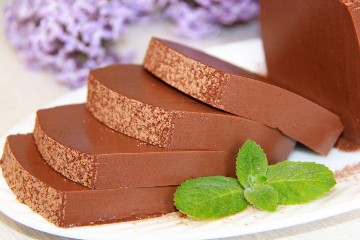 Шоколадный десерт из молока, какао и агар агара рецепт с фото пошагово