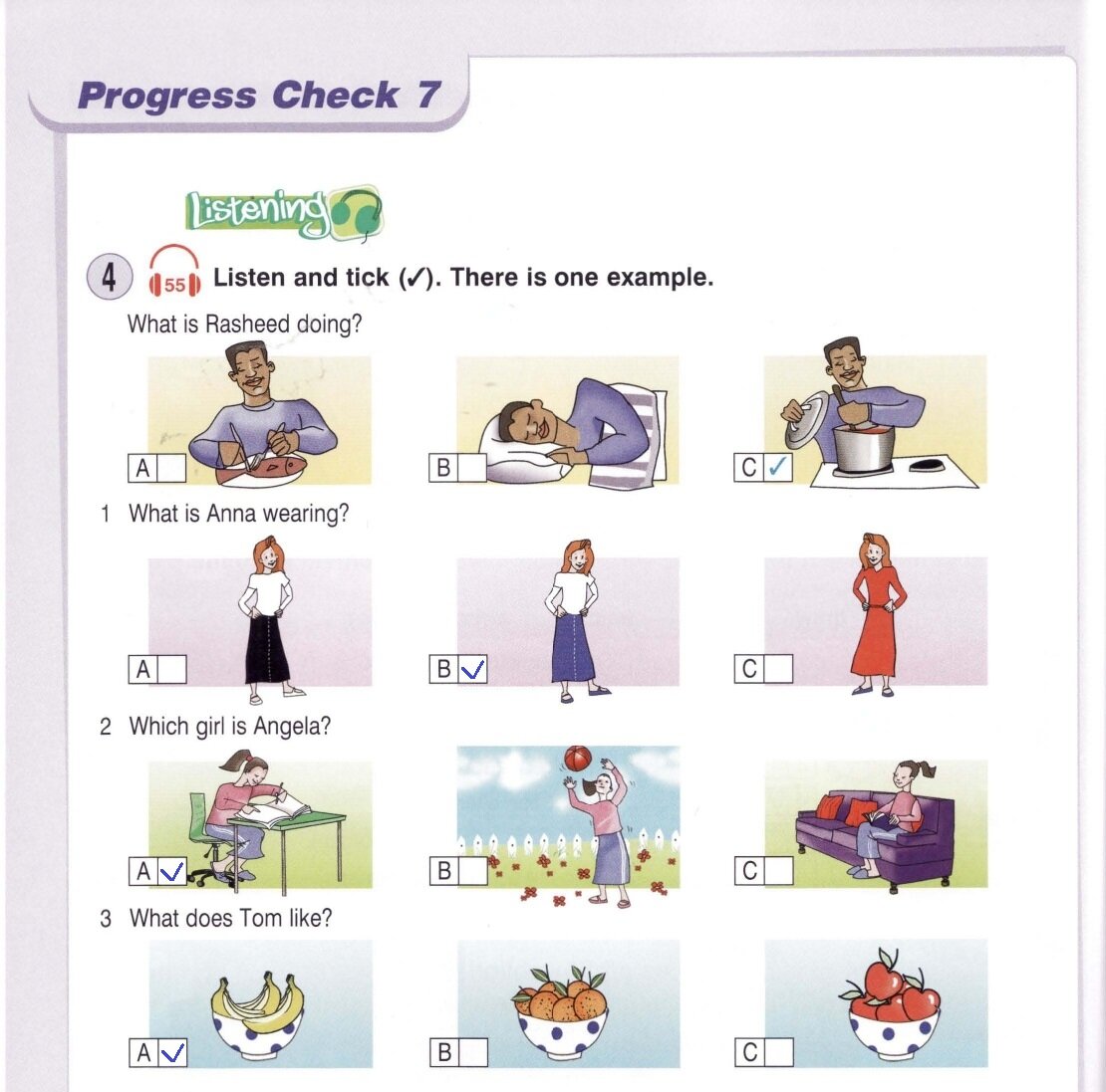Progress checking test. Progress checking test