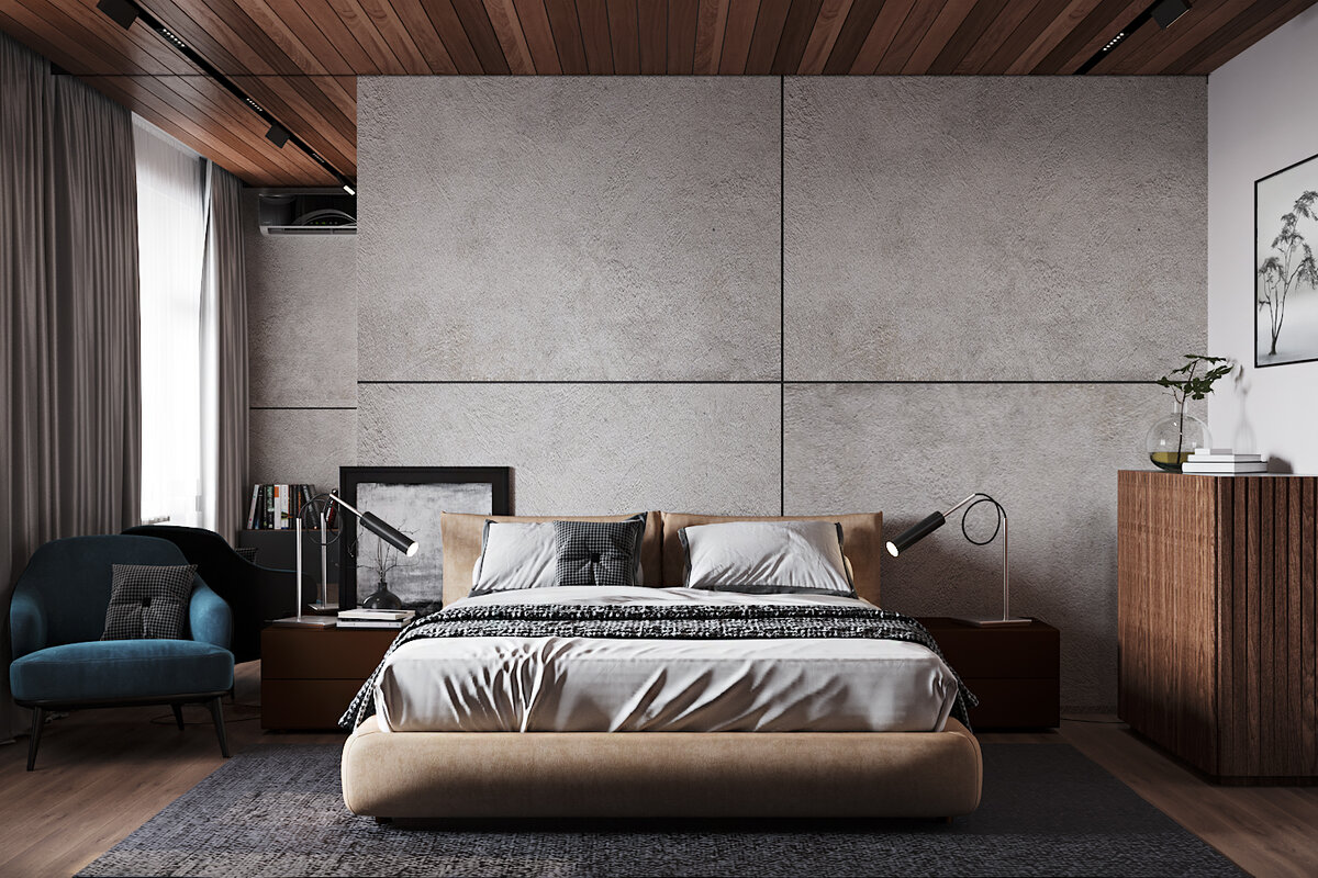 Спальня дизайн интерьера.