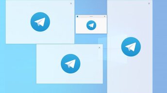 Появился многооконный режим, в telegram на windows. Его включить, вот как.