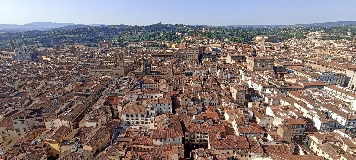 Вид с купола на город