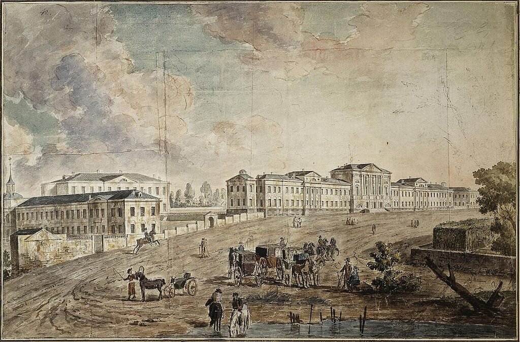 Военный госпиталь в Лефортово, начало XIX века