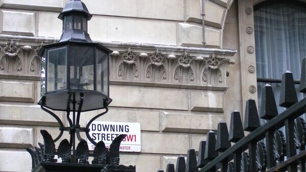    У официальной резиденции британских премьер-министров на Даунинг-стрит, 10© РИА Новости / Артур Александров