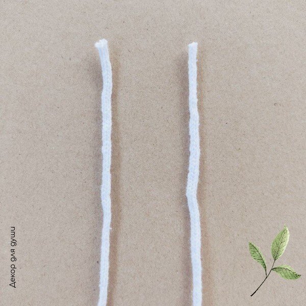 Два отрезка шнура