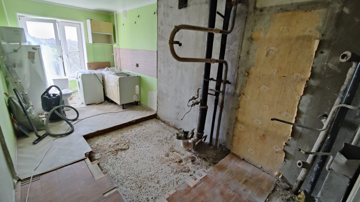 После демонтажа кабины и поддона 