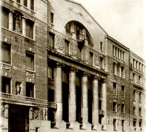 Азовско-Донской банк в Петербурге. работы Федора Лидваля