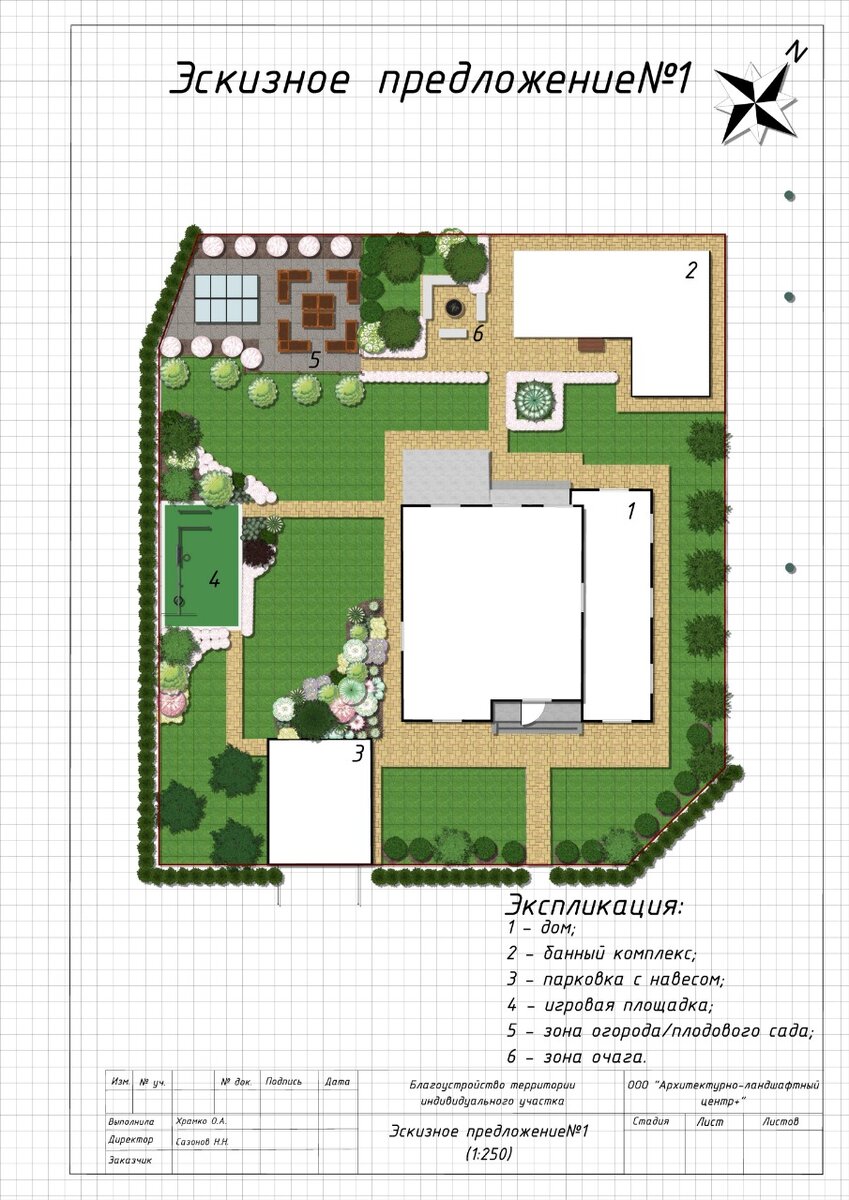Заказчику было предложено два эскизных предложения на согласование