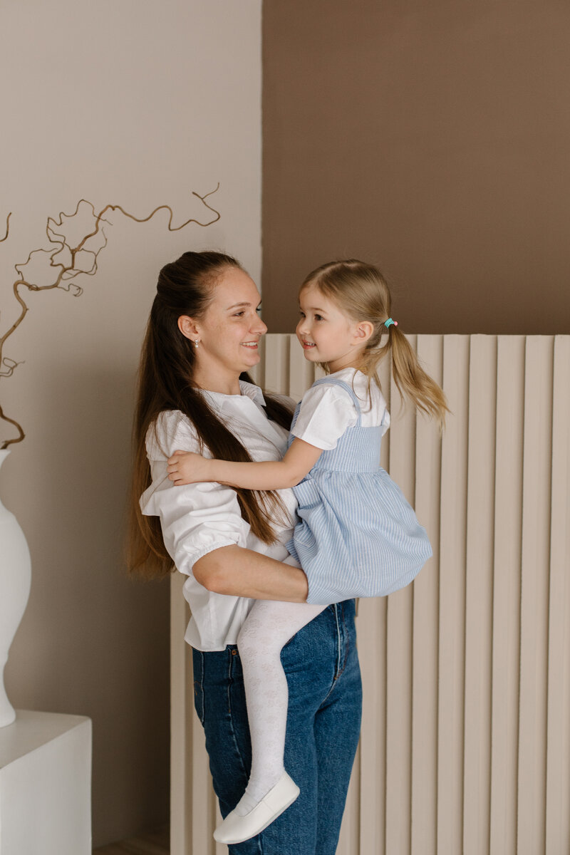 Ксения с дочуркой Евочкой