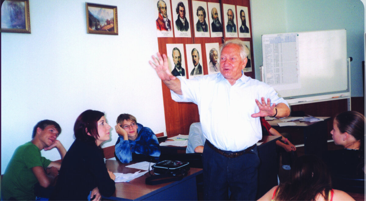 Урок физики с Виктором Шаталовым, Народным учителем СССР (фото автора)