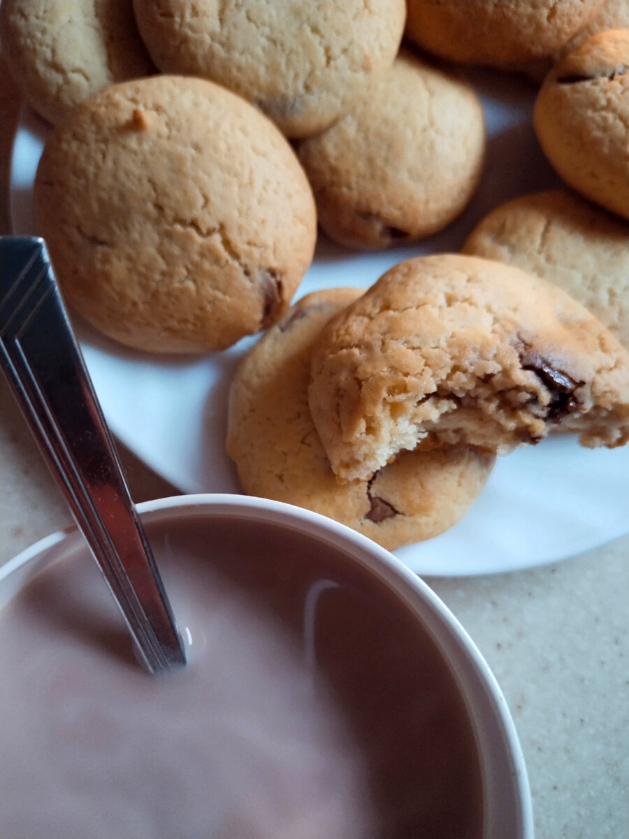 Рецепт, того самого печенья с кусочками шоколада внутри! 🍪