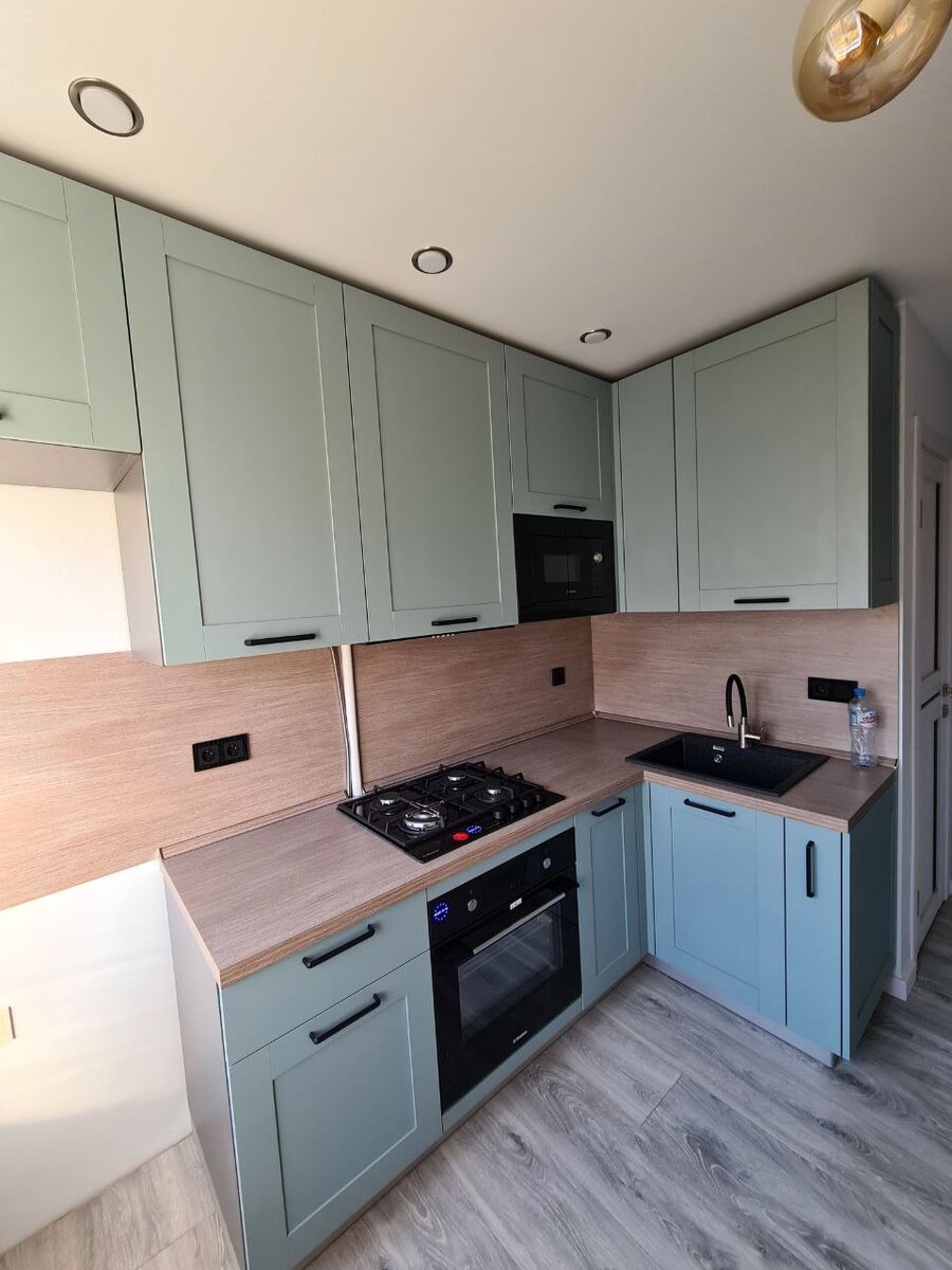 Вариант кухонного гарнитура для кухни 6 метров 