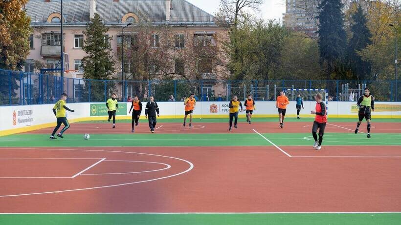    Первая «умная» спортплощадка в Подмосковье ©Telegram-канал Министерства спорта Московской области