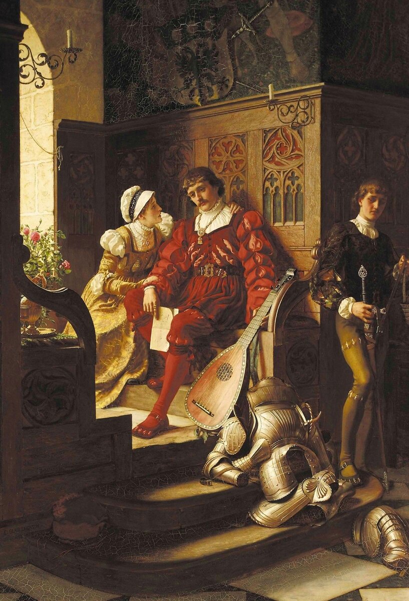 Эдмунд Лэйтон «Долг», 1883 год 