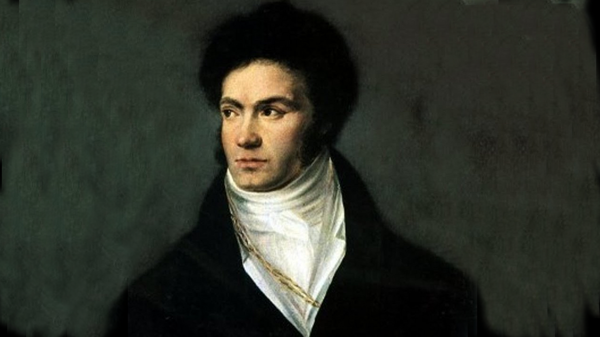 Исидор Нойгасс. Портрет Бетховена. 1806 г.