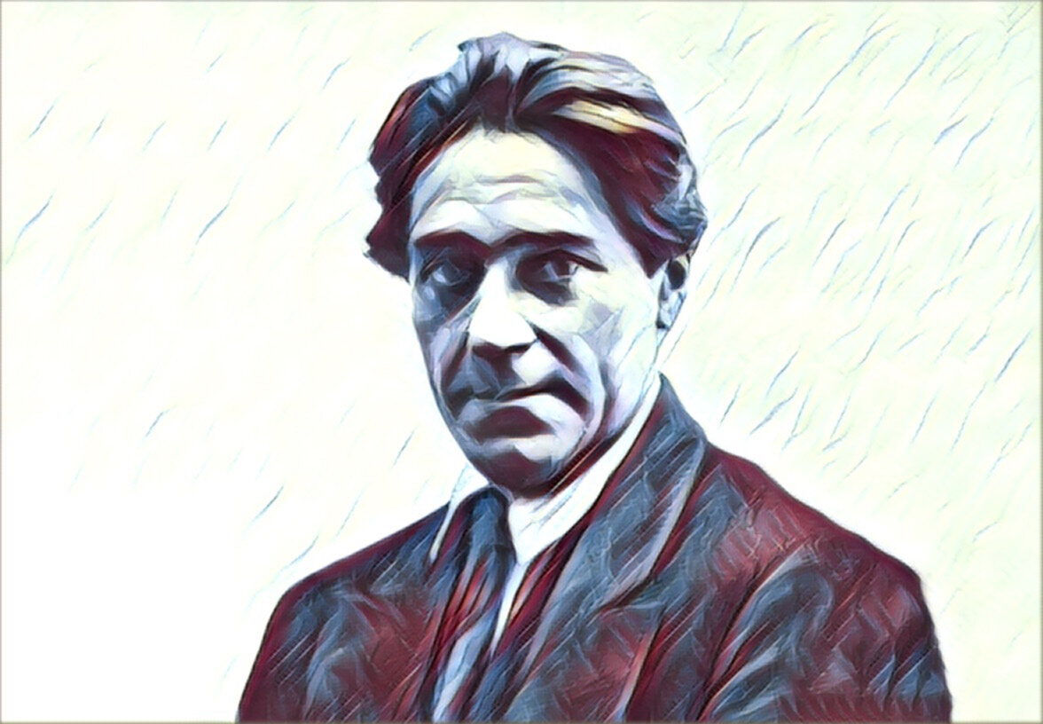 Сергей Клычков, портрет по фотографии