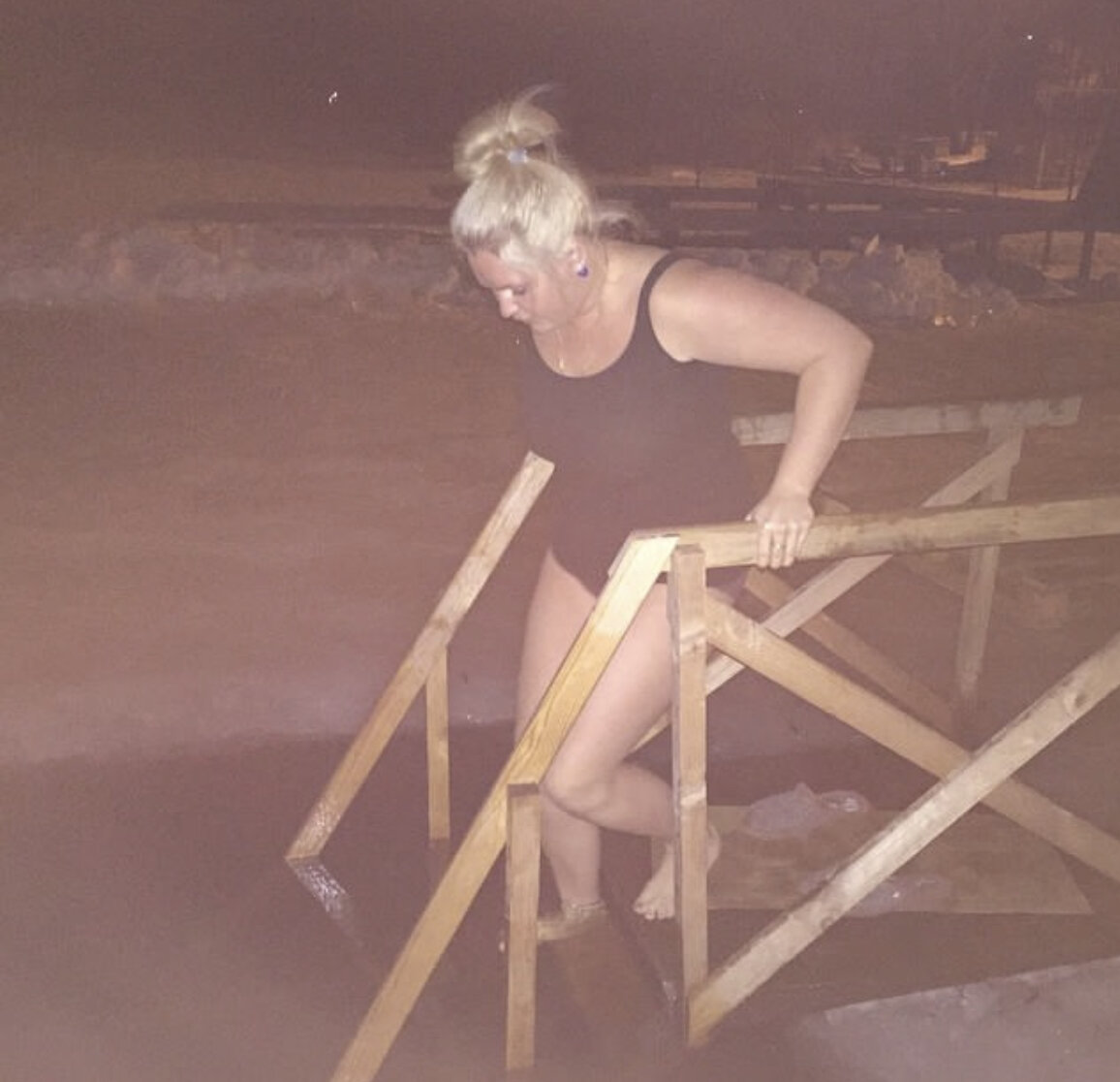 Традиционные мои заплывы на Спасалке