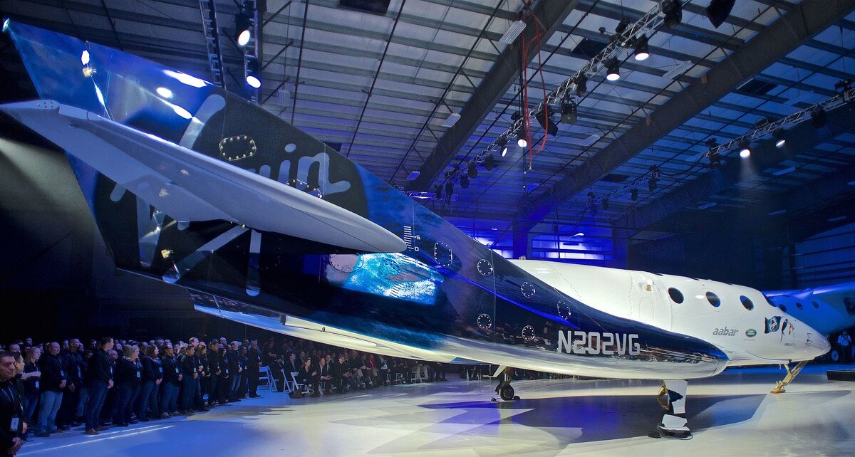 SpaceShipTwo "Unity". © Virgin Galactic.